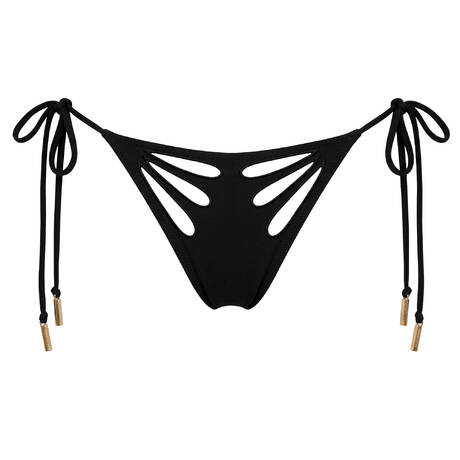 LIVY Brazilian tie side bikini bottom Pensacola Black