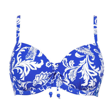 VERDISSIMA Padded bikini top Jasmine Blue