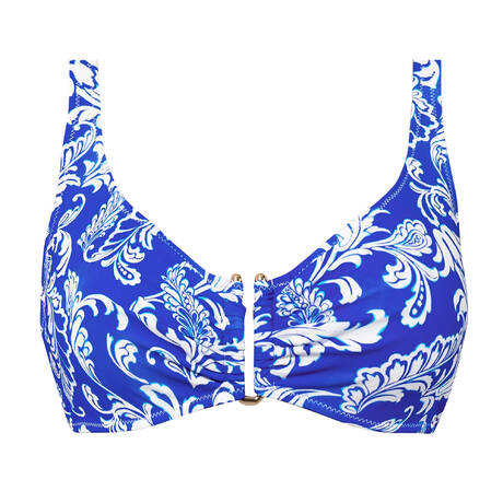 VERDISSIMA Triangle bikini top Jasmine Blue