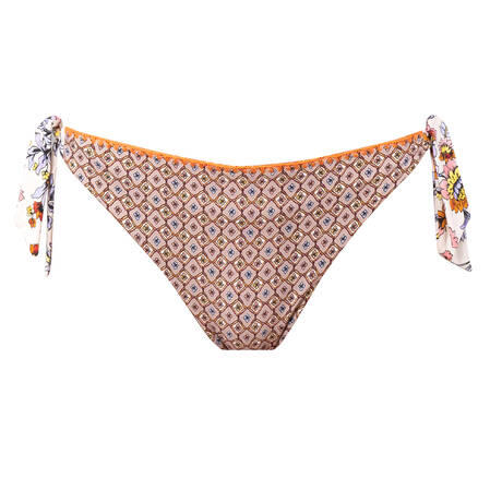 VERDISSIMA Bikini-Slip zum Binden Wendbar Tahiti Sand