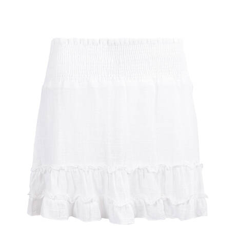 BANANA MOON Cotton Beach skirt Cecilia Tafalia White