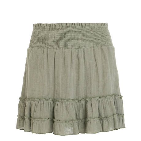 BANANA MOON Cotton Beach skirt Cecilia Tafalia Khaki