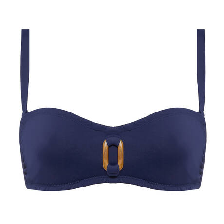 SIMONE PÉRÈLE Haut de maillot de bain bandeau Magnetic Marine