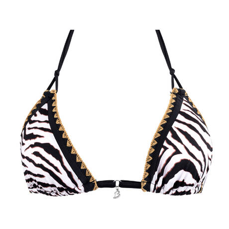 BANANA MOON Triangle bikini top Bluco Wild Jungle Black
