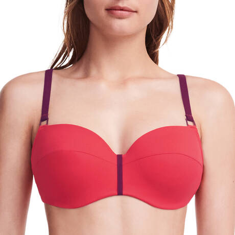 CHANTELLE Haut de maillot de bain balconnet armatures Authentic Red/Orange