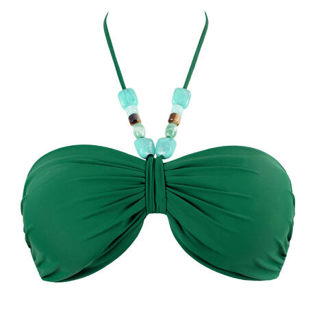 MARJOLAINE Bandeau bikini top Cyra Swim Pin