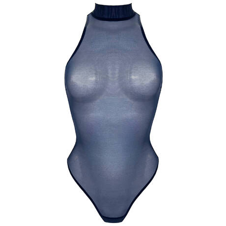 BORDELLE Thong bodysuit New Signature Navy Blue