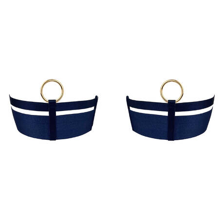 BORDELLE Garters New Signature Navy Blue