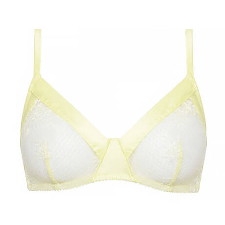 SIMONE PÉRÈLE Lace Wireless bra Louise Jaune Limonade
