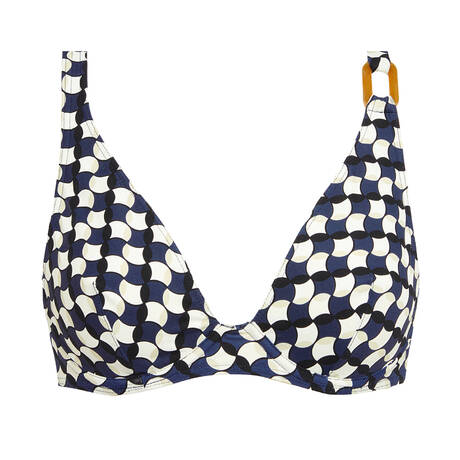 SIMONE PÉRÈLE Haut de maillot de bain triangle armatures Magnetic Imprimé Salling