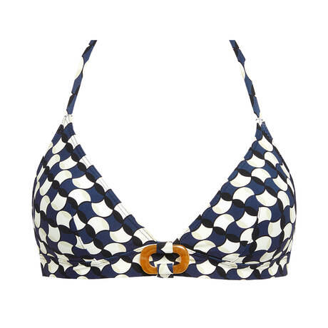 SIMONE PÉRÈLE Haut de maillot de bain triangle sans armatures Magnetic Imprimé Salling
