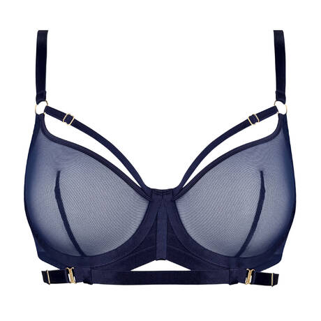 BORDELLE Halbschalen-BH New Signature Navy Blue