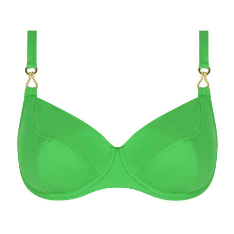 LISE CHARMEL Demi-cup fitting bikini top Sillage Couture Vert Sillage