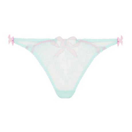 AGENT PROVOCATEUR Thong Lisetta Mint&Baby Pink