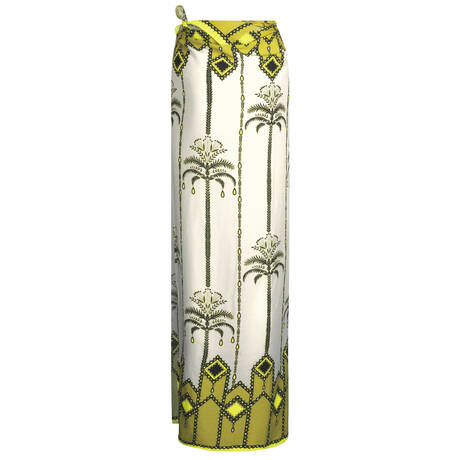 LISE CHARMEL Beach sarong Palmier Audace Kaki Audace