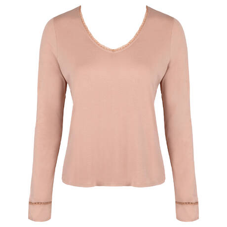 MAISON LEJABY Top manches longues Softness Aurore