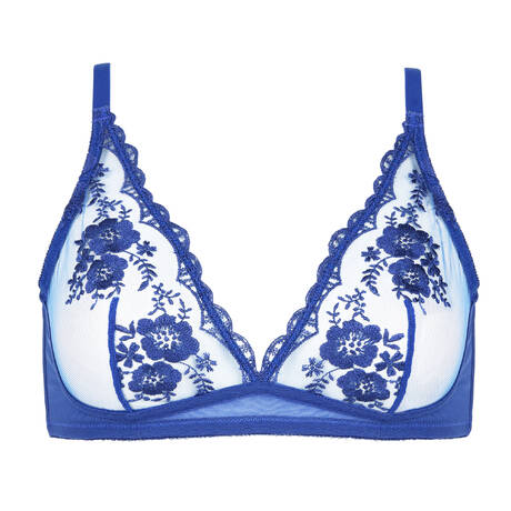 HUIT Triangle bra Parisienne Electric blue