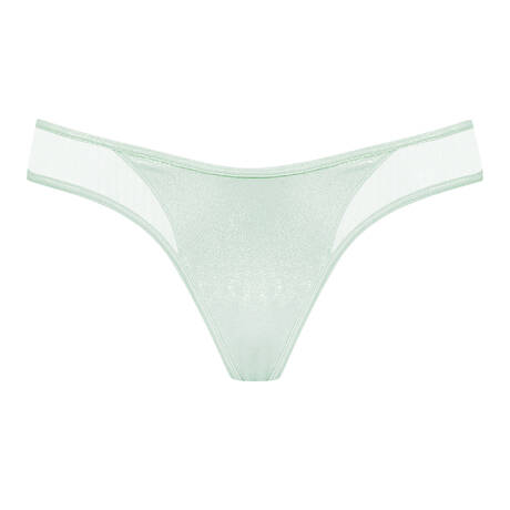MAISON CLOSE Thong bikini bottom Minuit Vert d'Eau