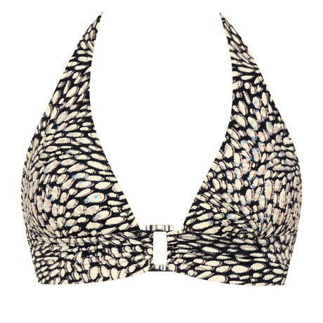 SORAYA Haut de maillot de bain triangle Emma Ecaille Imprimé Ecaille