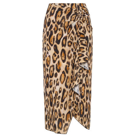 SORAYA Beach skirt Cindy Leopard Imprimé Leopard