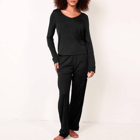 2 pieces set MAISON LEJABY Softness Black