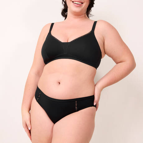 2 pieces set MAISON LEJABY Softness Black