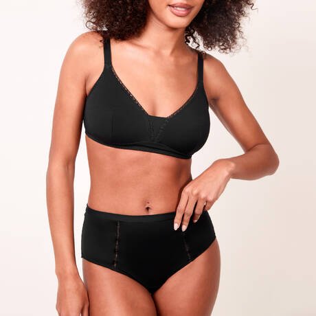 2 pieces set MAISON LEJABY Softness Black
