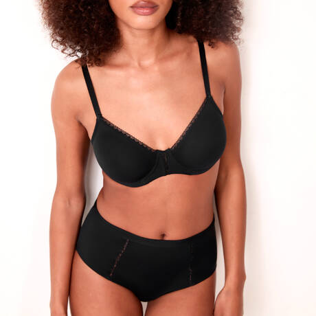 2 pieces set MAISON LEJABY Softness Black