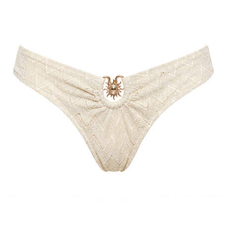 SORAYA Brazilian bikini bottom Sable Sedna Imprimé Sedna