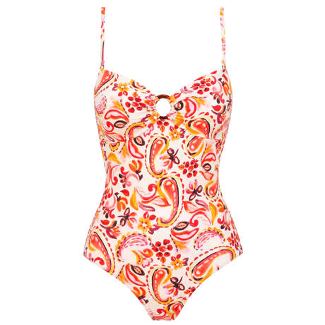 SORAYA Maillot de bain 1 pièce bustier Joy sans armatures Ibiza Imprimé Ibiza