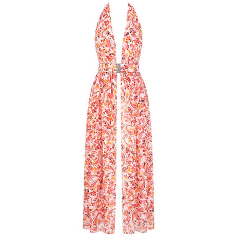 SORAYA Caftan de plage long Darling Ibiza Imprimé Ibiza