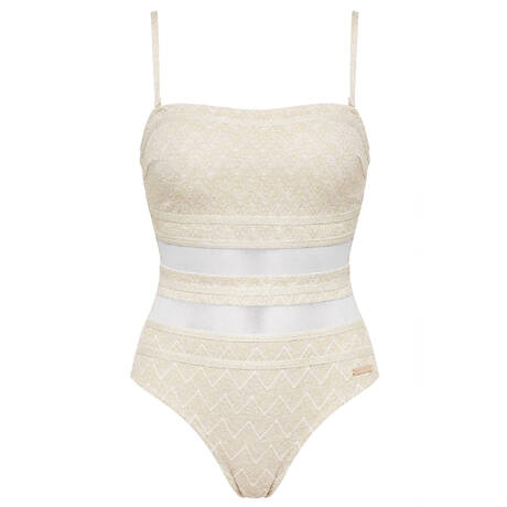 SORAYA Maillot de bain 1 pièce bustier sans armatures Sedna Imprimé Sedna