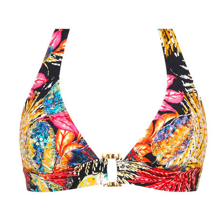 SORAYA Haut de maillot de bain triangle Salma Tropical Imprimé Tropical