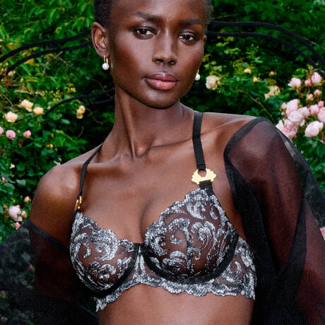 BORDELLE Soutien-gorge corbeille Siren Noir