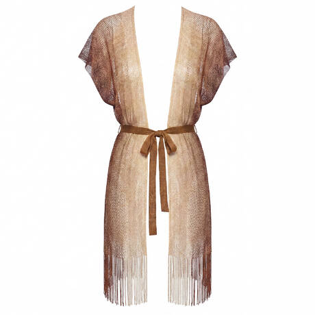 LULI FAMA Short beach caftan Beachwear