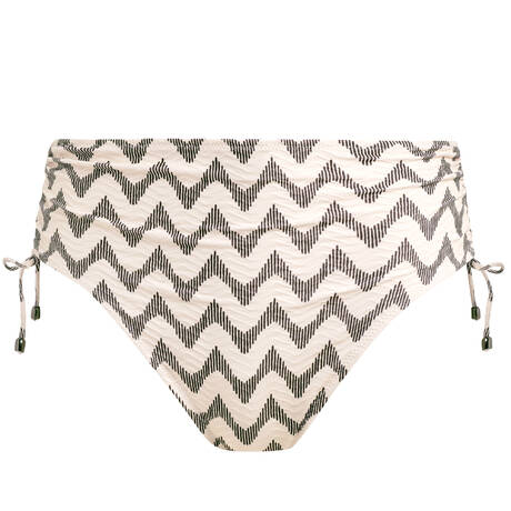 FANTASIE Bas de maillot de bain culotte haute Vanuatu Crème Noir