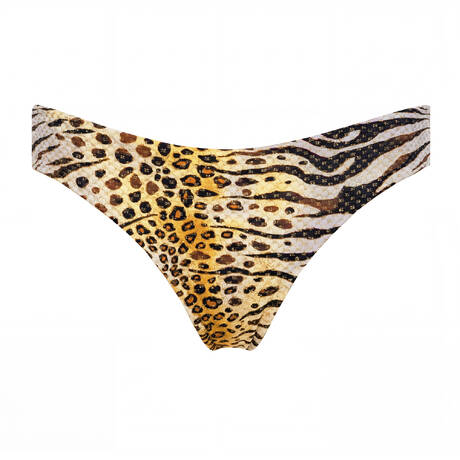 LULI FAMA Brief bikini bottom Tigressa Multicolor