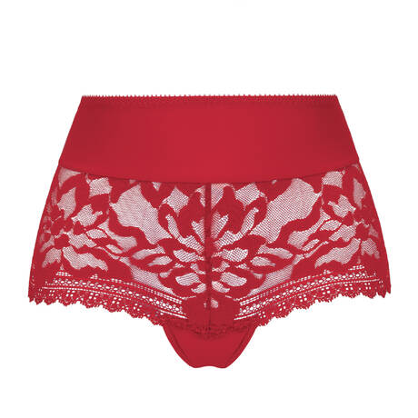 EMPREINTE High-waisted panty lace Leia Rubis