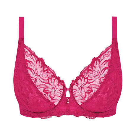 WACOAL Full-cup bra lace Abellia Vivacious Pink