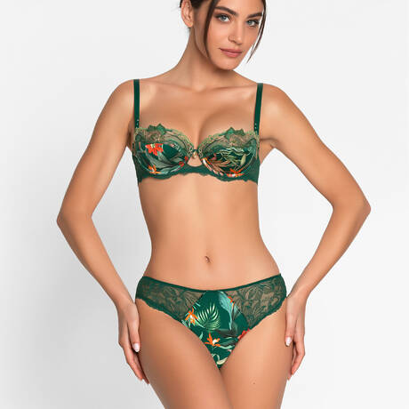 Ensemble 2 pièces LISE CHARMEL Tropique En Fleurs Nature Tropic