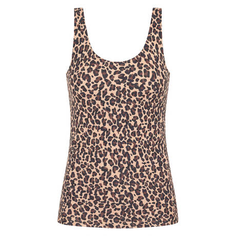 MEY Top Simply Better Invisible Cream Tan/Leopard