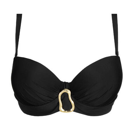 PRIMADONNA Haut de maillot de bain bandeau coques Uvita Noir