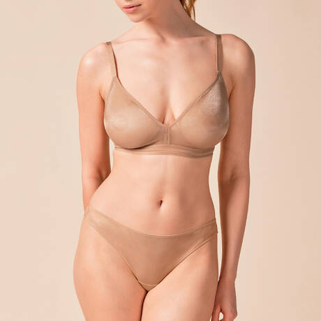 Ensemble 2 pièces GOSSARD Glossies Nude