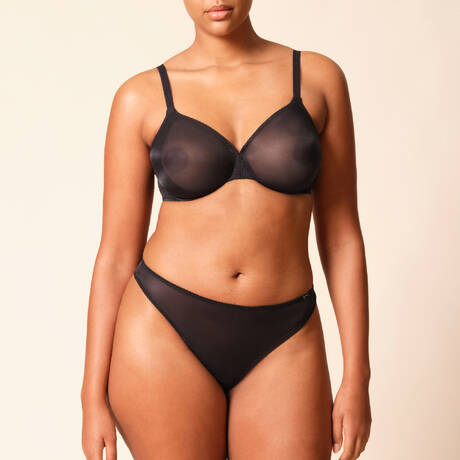 2 pieces set GOSSARD Glossies Black