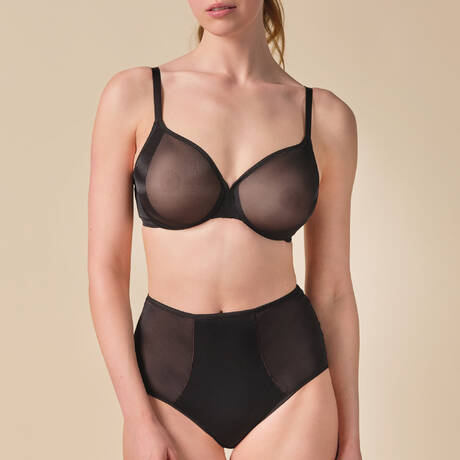 2 pieces set GOSSARD Glossies Black