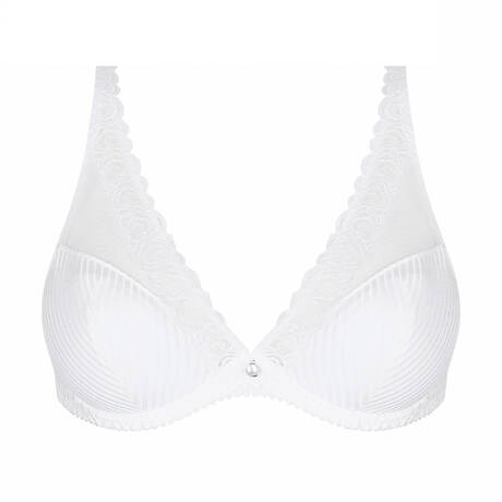 ANTIGEL Soutien-gorge triangle coques Boyish Séduction Blanc