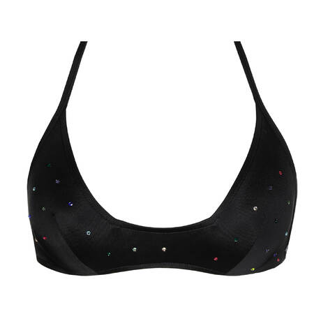 SARDA Haut de maillot de bain triangle Tomorrowland x Sarda bain Black