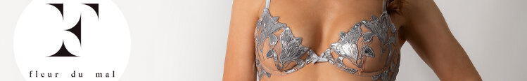 Lingerie Fleur du Mal Foil Lily Embroidery