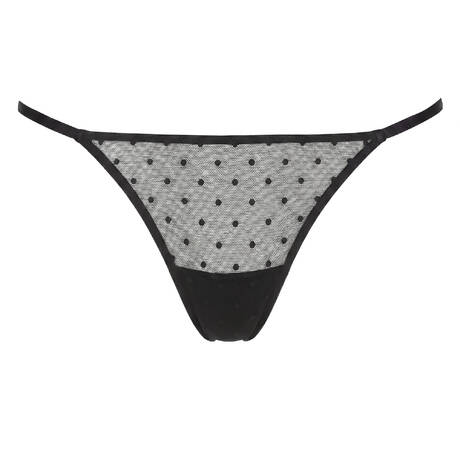 I.D. SARRIERI Thong Sabrina Black