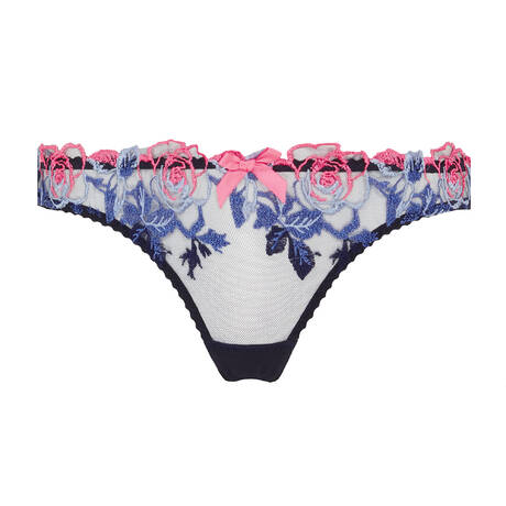 AGENT PROVOCATEUR Slip Callypso Blue&Pink